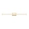 Z-Lite Harrison Vanity, 1-Light, 40 In.W x 4 In.L x 4.75 In.H, Modern Gold/Frosted 1011-40W-MGLD-LED - alternate 8